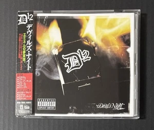 D12 Devils Night 2001 1st Japanese Issue CD OBI Eminem Dr. Dre Fight Music - Picture 1 of 9