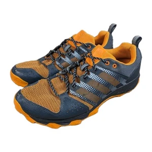 adidas Galaxy Trail Running Shoes Men's Size 10.5 Orange & Gray Sneakers BA8641 - Picture 1 of 10