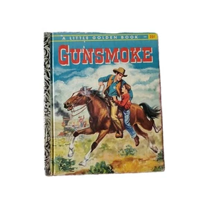 Little Golden Book 1958--Gunsmoke- Simon & Schuster - Imagen 1 de 6