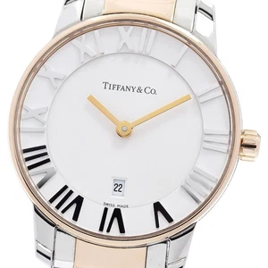 Tiffany&Co. Atlas Dome Z1830.11.13A21A00A Datum weißes Zifferblatt Quarz Damen_917048 - Bild 1 von 7