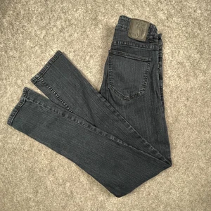 Social Collision Men’s Jeans 26x32 Skinny Fit Dark Wash Stretch Denim Punk Goth - Picture 1 of 12