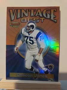 2001 Bowman's Best #VB DJ Deacon Jones Vintage Best - Picture 1 of 1