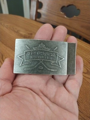 Hebilla de cinturón de encaje de hockey original tipo deslizante  Foto 1 de 4