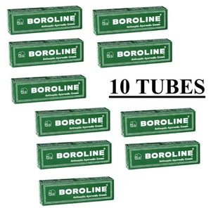 Crema Boroline | Para talones agrietados, salud de la piel, manos secas y codo áspero 20 g X10 - Imagen 1 de 3