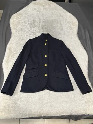 Blazer Ponte Rag & Bone Slade azul marino saludo con botones dorados talla 4 Foto 1 de 4