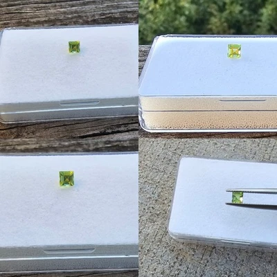 Peridot 3.8mm Square Loose Stone - Image 1 of 4