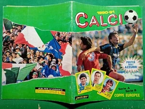 FUSSBALL 1990/91 LEERES FUSSBALLALBUM + NATIONALPLAKAT - REF.336 - Bild 1 von 12