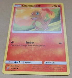 Pokemon TCG Karte - Sonne & Mond Team Up - Charmander 12/181 NM - Bild 1 von 1