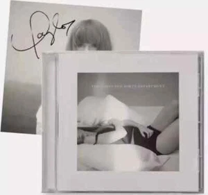 Taylor Swift Gefolterte Dichter Abteilung CD Bonustrack mit handsigniertem Foto versiegelt - Bild 1 von 4
