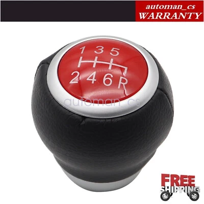 Pomo de cambio de marchas de 6 velocidades para Subaru Impreza WRX STI Outback Forester 2009-2018 Foto 1 de 4