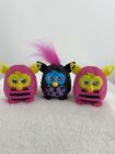 2013 FURBY Boom Holographic 3 Happy Meal Toys McFurby McDonald's rose noir