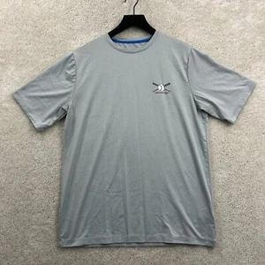 Vineyard Vines T Shirt Boys Size Large Gray Short Sleeve Baseball Performance - Picture 1 of 10