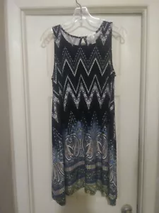Just Be: Ärmelloses Damenkleid mehrfarbig Polyester Blumen Gr. S - Bild 1 von 8