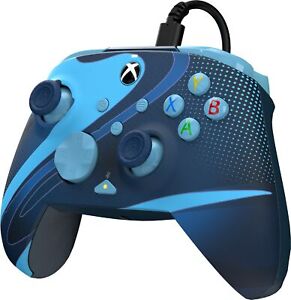 PDP - REMATCH GLOW Advanced Wired Gaming Controller Blue Tide for Xbox Series X|