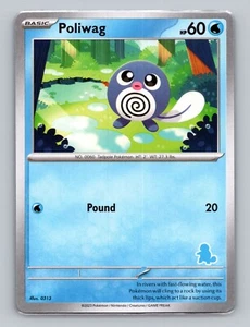 Poliwag - (Squirtle Stamped) My First Battle Deck Promo Raro Tarjeta Pokémon - Casi Nuevo - Imagen 1 de 2