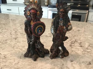 American Frontier Collection Native American Limited Edit. Figurines 6.5" - Picture 1 of 5