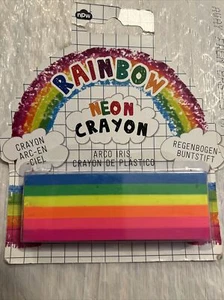 Rainbow Neon Crayon Art Supplies-NEW-amazing Christmas Stocking Stuffers!! - Picture 1 of 1