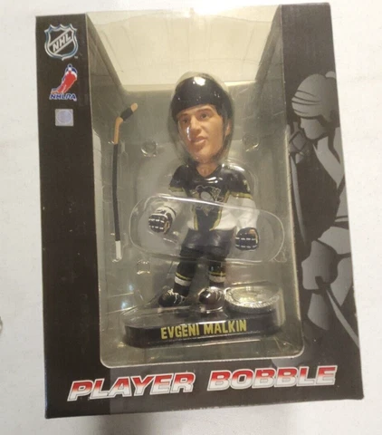 NEW Sealed NHL NHLPA Player Bobble EVGENI MALKIN Penguins Bobblehead Cover