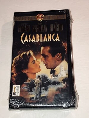 Casablanca VHS Humphrey Bogart Ingrid Bergman Collectors Edition 44C1 - Image 1 of 4