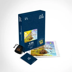 DaVICI Exklusives Holzpuzzle - Der schlafende Bär 450 Teile magnetische Geschenk - Bild 1 von 13