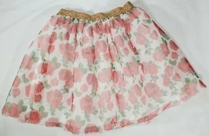 DISNEY Kid Girls' Beauty and the Beast Rose Mesh Tulle Skirt XL (14/16)  - Picture 1 of 5