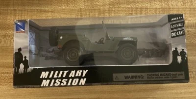 New Ray Military Mission Die-Cast Jeep 1:32 Scale - Image 1 of 4