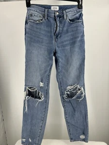PISTOLA Jeans 26 Damen Presley HIGH RISE Relaxed Distressed Blau Straight - Bild 1 von 12