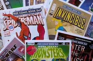 🔑 FREE COMIC BOOK DAY (You Pick) INVINCIBLE SPIDER-MAN DOCTOR WHO Marvel DC - Picture 1 of 23