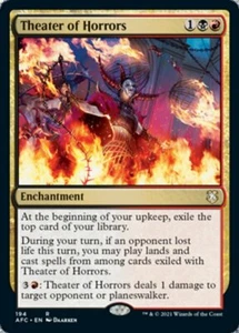 TEATRO DE LOS HORRORES x1 ~mtg Casi Nuevo-M Forgotten Realms Commander Raro - Imagen 1 de 1