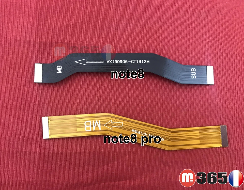 Nappe carte mere et module carte chargeur redmi note 8T / note8 / note8 pro