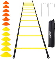 Exercise Workout Equipment To B 20Ft Agility Ladder Speed Cones Training Set Exercise Workout Equipment To B 20Ft Agility Ladder Speed Cones Training Set