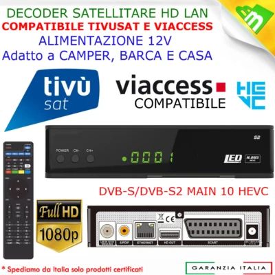 DECODER SATELLITAREDECODER SATELLITARE DIGIQUEST COMPATIBILE TIVUSAT TIVU SAT YE