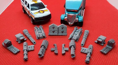 Gaslands, Madmax, Weapon Pack 15 artículos impresos en 3d. Hotwheel escala 1/64 Foto 1 de 4