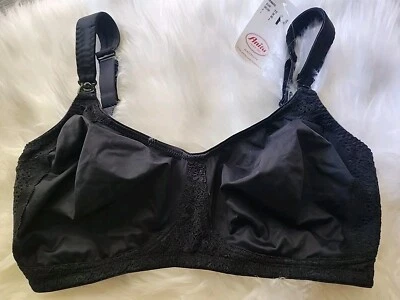 Anita 32 H Nursing / Maternity Bra #5062 Wire Free Seamless  Black NWT  - Image 1 of 4