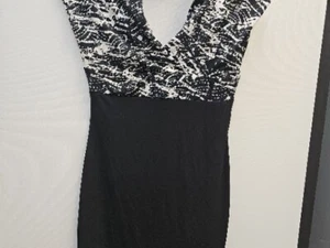 Mixxology LA Women Black/ White Casual/Party  Dress Small - Picture 1 of 4