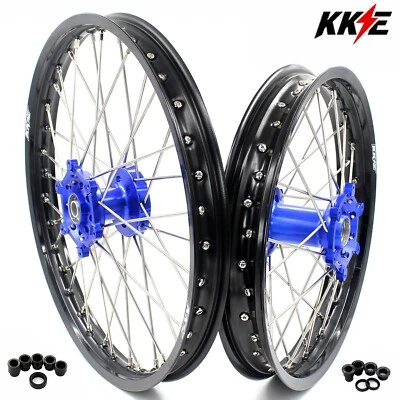 KKE 21/19 CNC Wheels Rims for Yamaha YZ125 YZ250 99-2025 YZ250F YZ450F 2003-2025 - Image 1 of 4