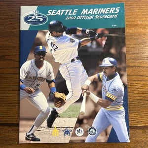 2001 Seattle Mariners vs. Chicago White Sox, Official Scorecard, unscored - Picture 1 of 5