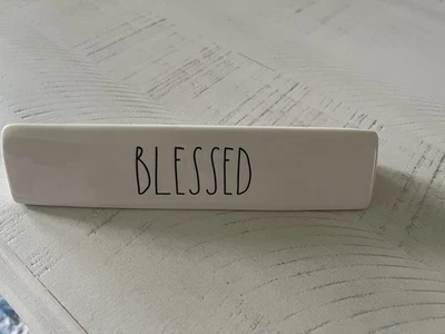 Pisapapeles placa de escritorio cerámica bendita colección artesanal Rae Dunn de Magenta Foto 1 de 4