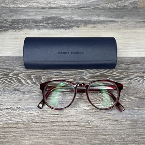 Warby Parker Percy 608 Scarlet Tortoise Rund Unisex Brille 48-20-140 Gestell - Bild 1 von 7