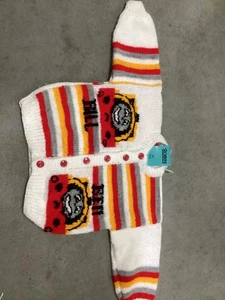 Bill und Ben Strickjacke Jungen handgestrickt - Bild 1 von 3