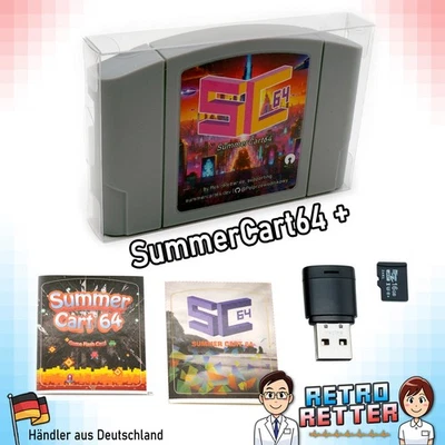 SummerCart64 V2.1 N64 Flashcart Ever Nintendo 64 SC64 DD Drive Spiele Konsole - Bild 1 von 4