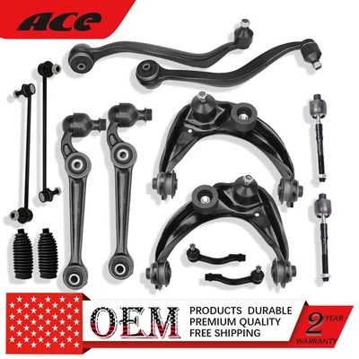 14pc Front Upper Lower Control Arm Sway Bar for 2007 08 2009 Ford Fusion Lincoln - Image 1 of 4