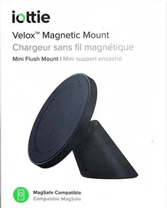 iOttie Velox MagSafe Compatible Magnetic Flush Mount - Dark Black - Photo 1 sur 1