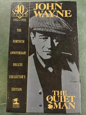 John Wayne The Quiet Man 40th Anniversary Deluxe Collector's Edition Book & VHS - Image 1 of 4
