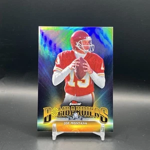 2024 Topps Finest Joe Montana SSP Bombardiers Card Case Hit Kansas City Chiefs - Picture 1 of 2