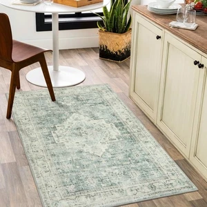 Entryway Rug 3x5 Washable Area Rugs for Kitchen Bathroom, Non-Slip Front Door... - Picture 1 of 9