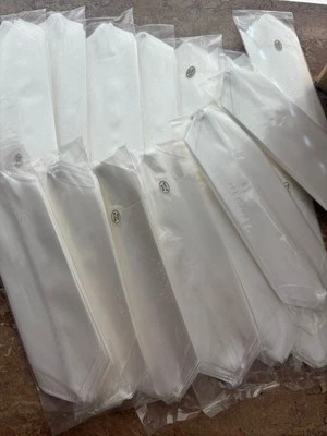 16 Large White Pull Bows~ 6 inch~Party/Gift Wrap~easy just pull strings - Image 1 of 4