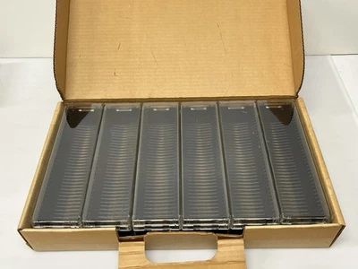 Vintage Lot 6 Yankee 36-Compartment Slide Trays w/ Covers 35mm Slide Storage - Image 1 of 4
