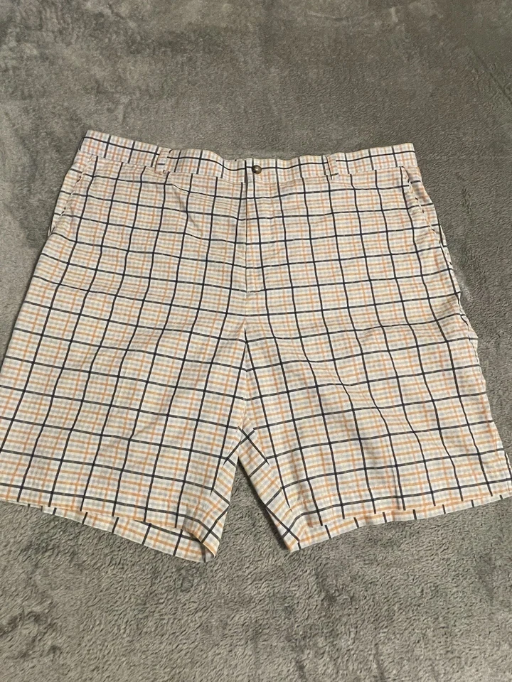 Shorts stretch Oxford golfe multicolorido xadrez tamanho 42 - Imagem 1 de 4