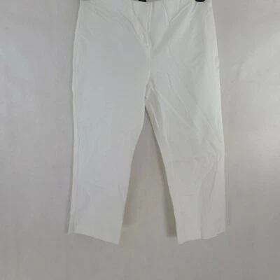 Pantalones de ponte recortados de mezcla de algodón talla grande Alfani WP-277 Foto 1 de 4